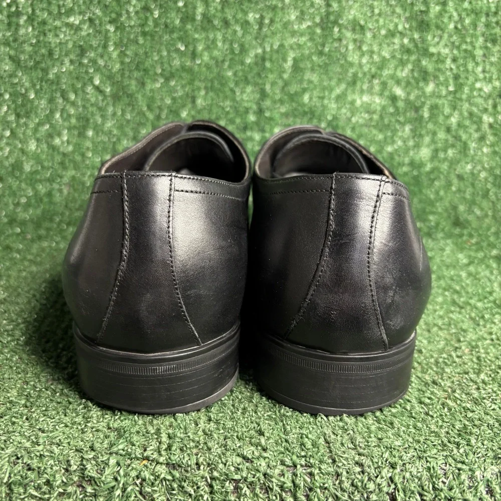 To Boot New York Adam Derrick Leather Derby Formal Dress Shoes Black Mens Sz 12